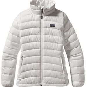 Patagonia Girls XS 5-6 White Down Sweater Jacket